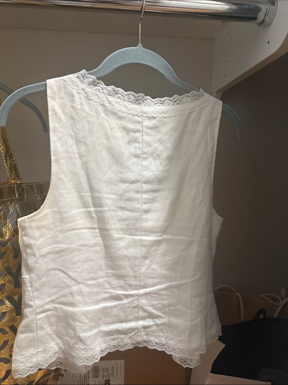 REFORMATION ROSALIE LINEN TOP - Picture 10 of 10